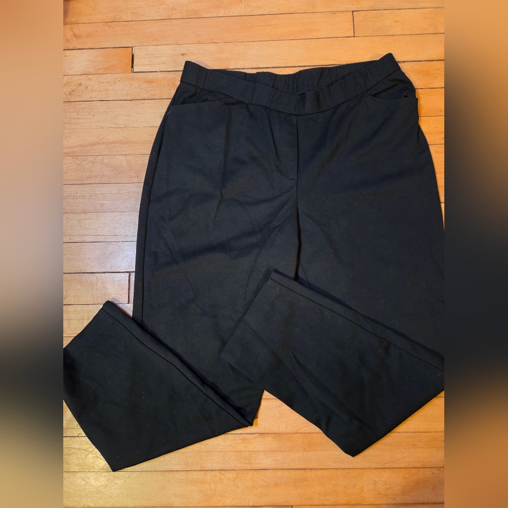 J Jill Slim Straight Ponte Pants Sz Large
